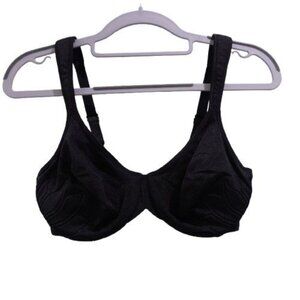 Bali Live It Up 2-Ply Seamless Underwire Comfort Bra Black Size 38C 3353